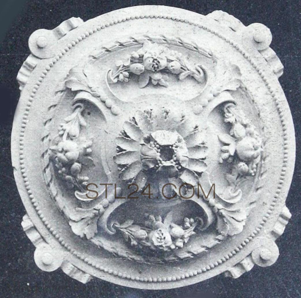 Розетки (ROSETTE_0558 -  | 3D model 3DSMAX / OBJ / STL) 3D модель для ЧПУ станка